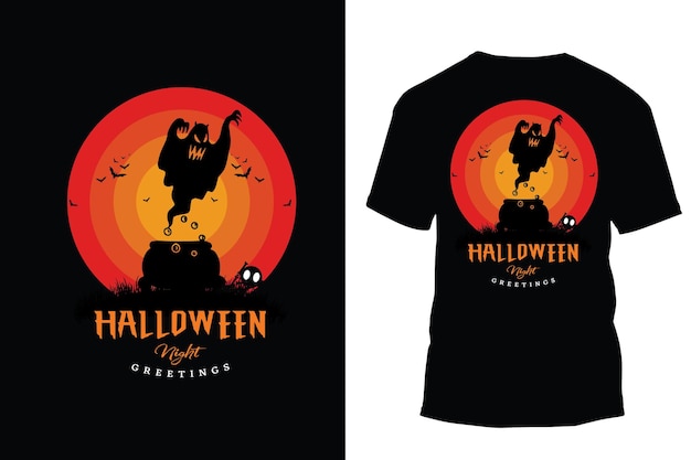 Vector halloween t-shirt ontwerp