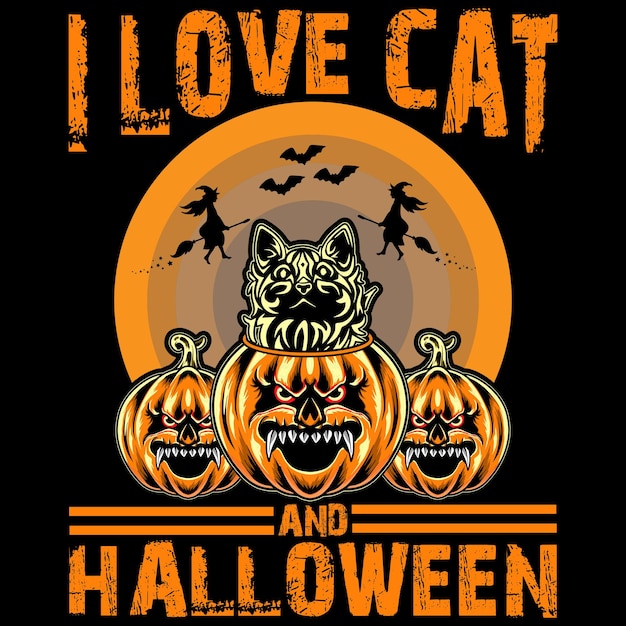 Halloween T-Shirt ontwerpsjabloon ((nieuw en creatief).