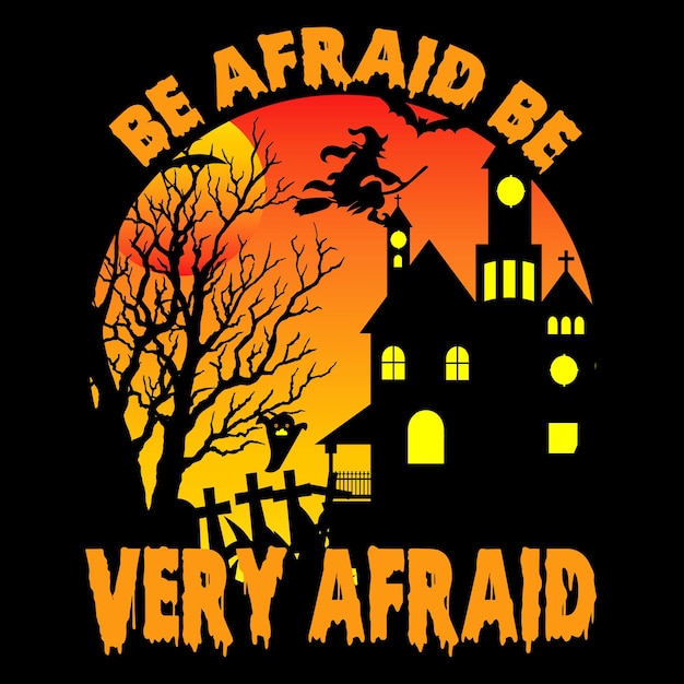 Vector halloween t-shirt's design