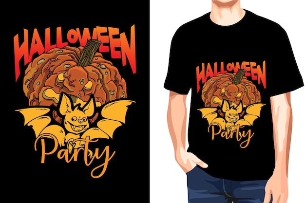 Halloween t-shirt template