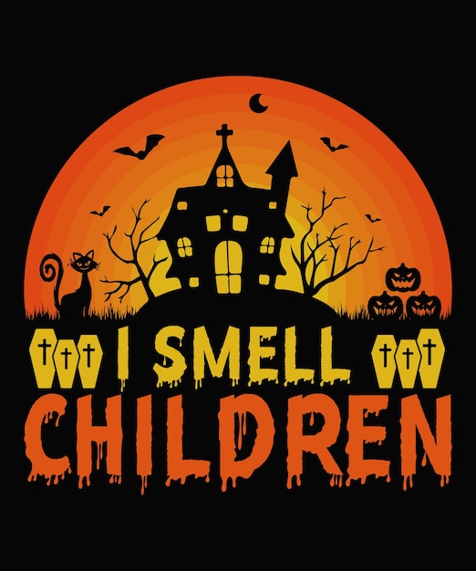 Halloween T-shirt vector