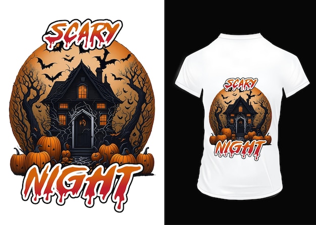 Halloween-t-shirtontwerp