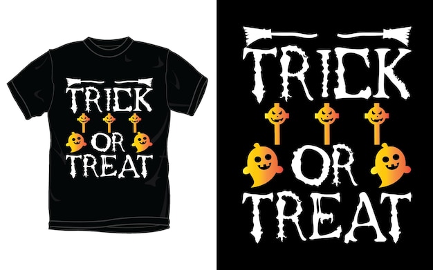 Vector halloween-t-shirtontwerp