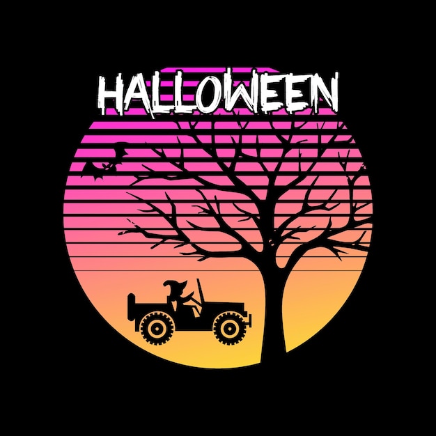 Halloween T-shirtontwerp