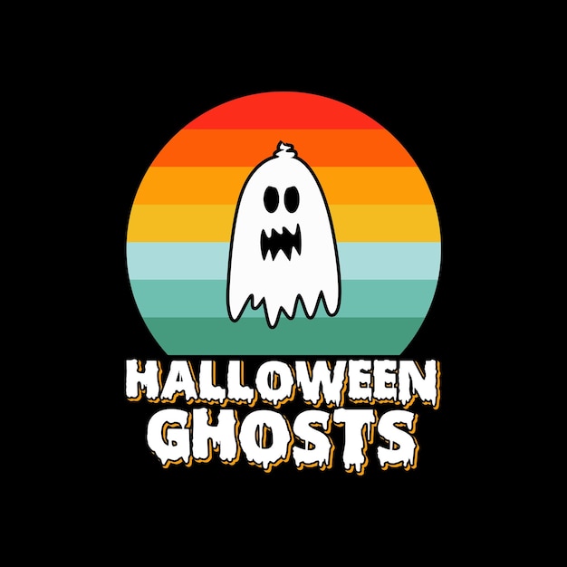 Vector halloween-t-shirtontwerp