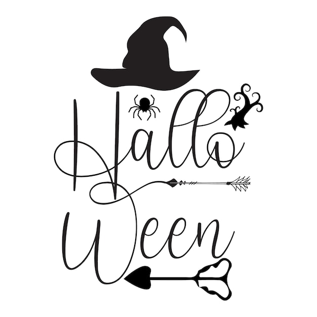 Vector halloween t-shirtontwerp