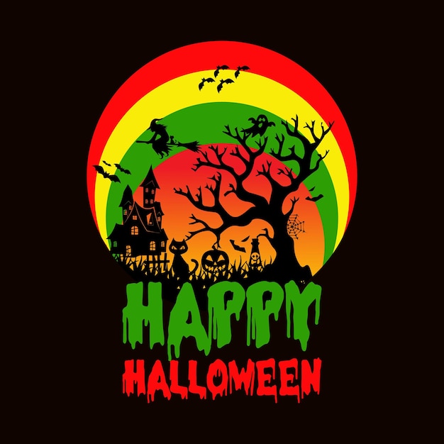 Halloween T-shirtontwerp