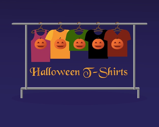 ベクトル ハロウィンのtシャツ