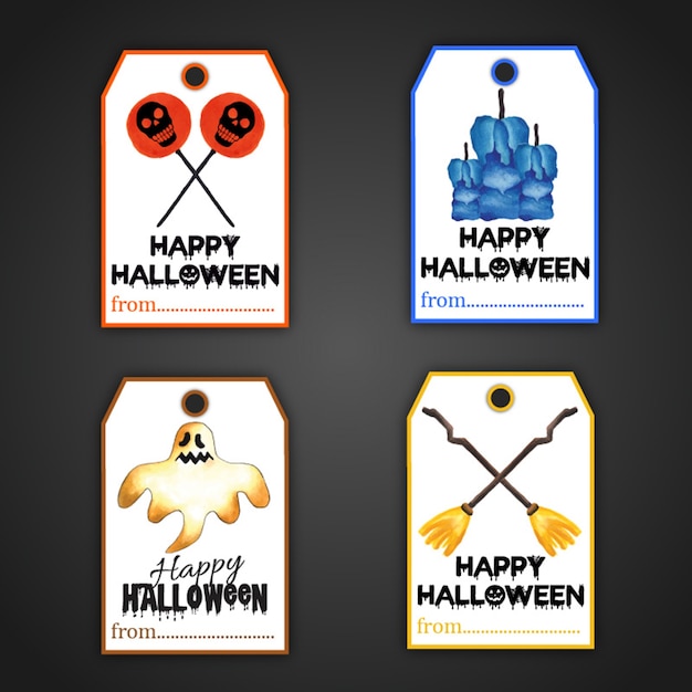 Halloween Tags Collection