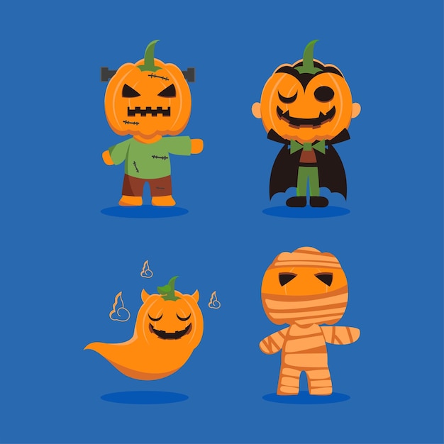 Vector halloween tekens collectie