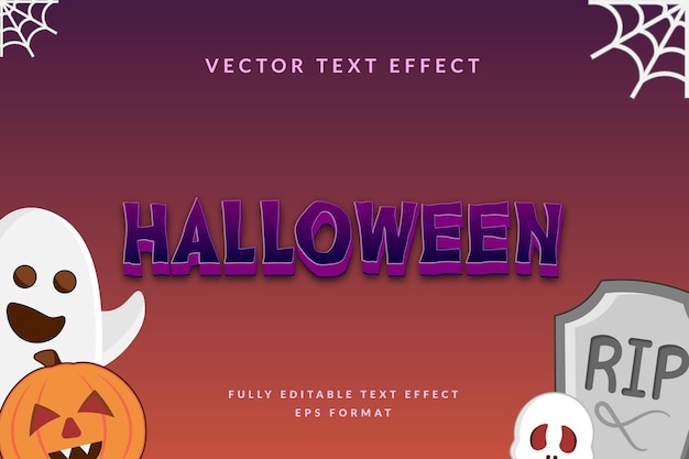 Halloween-teksteffect