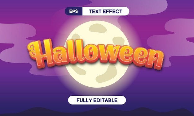 Halloween-teksteffect