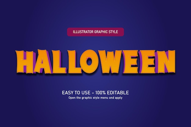 Halloween-teksteffect