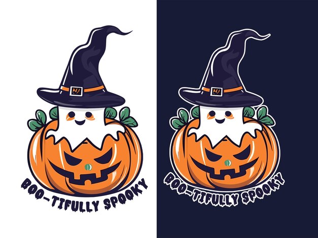 HALLOWEEN THEM TSHIRT LOGO DESIGN AI GENERATED