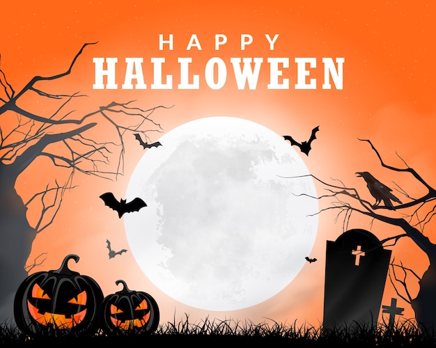 Halloween theme background