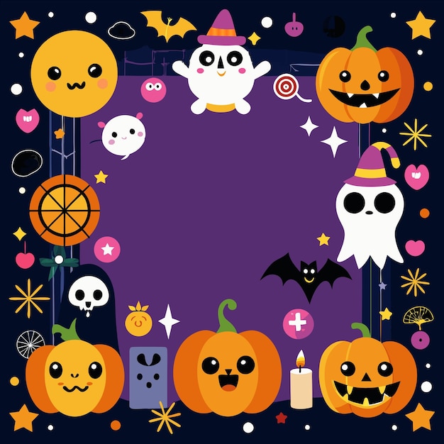 a halloween theme with pumpkins pumpkins and ghosts