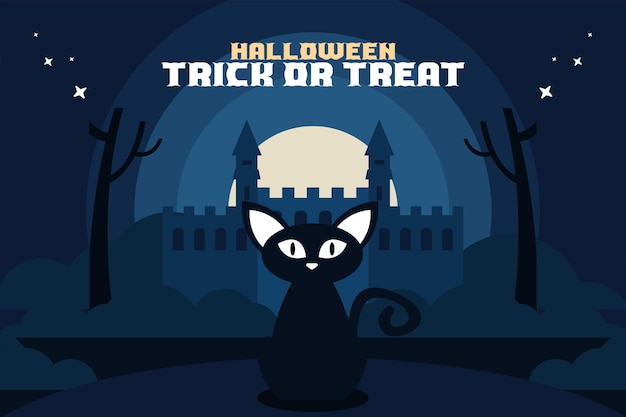 Halloween themed graphic design template easy to customize simple and elegant design