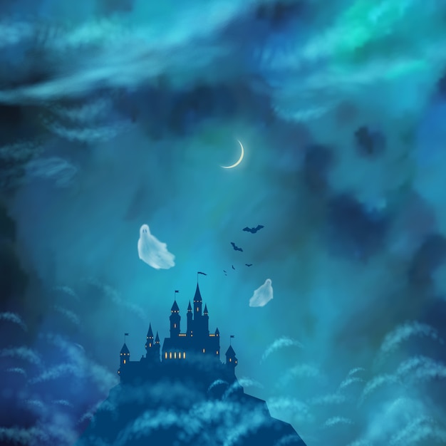 halloween themed illustration