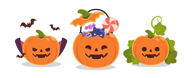 Halloween Trick or Treat Pumpkin Collection