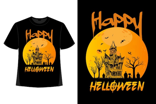 Vector halloween tshirt design halloween day spooky funny skeleton pumpkin vector spooky season