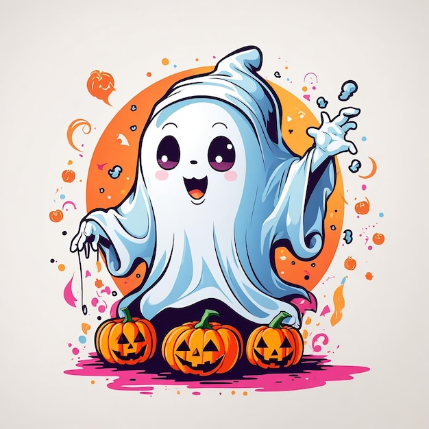 Halloween TShirt ontwerpt ideeën in vector