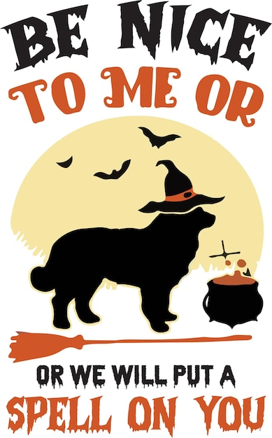 Halloween Typografie Ontwerp Afdrukken Voor T-shirt Banner Poster etc