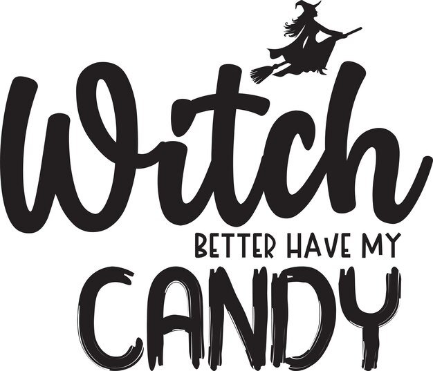 Halloween Typografie Ontwerp Afdrukken Voor T-shirt Mok Banner Poster etc