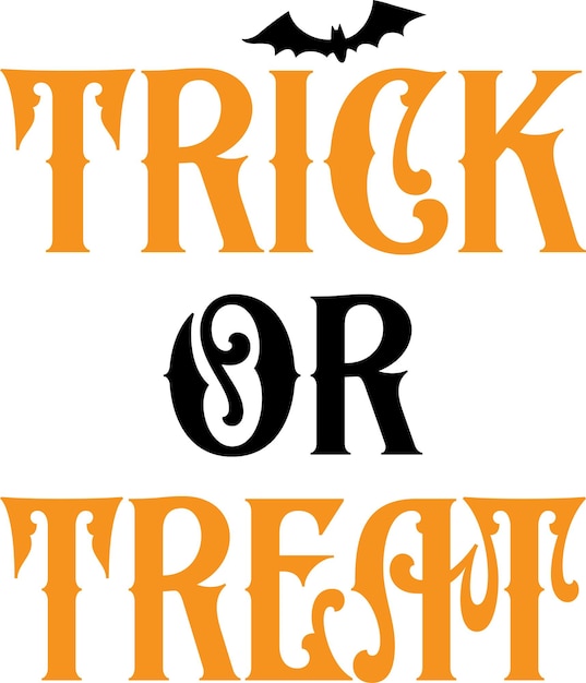 Vector halloween typografie ontwerp afdrukken voor t-shirt mok banner poster etc