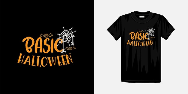 Halloween-typografie voor t-shirt