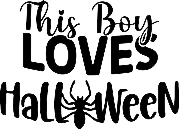 Halloween Typography Design Printing For T shirt Mug Banner Poster etc