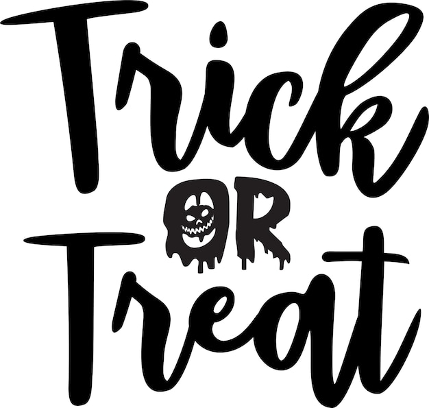 Halloween Typography Design Printing For T shirt Mug Banner Poster etc