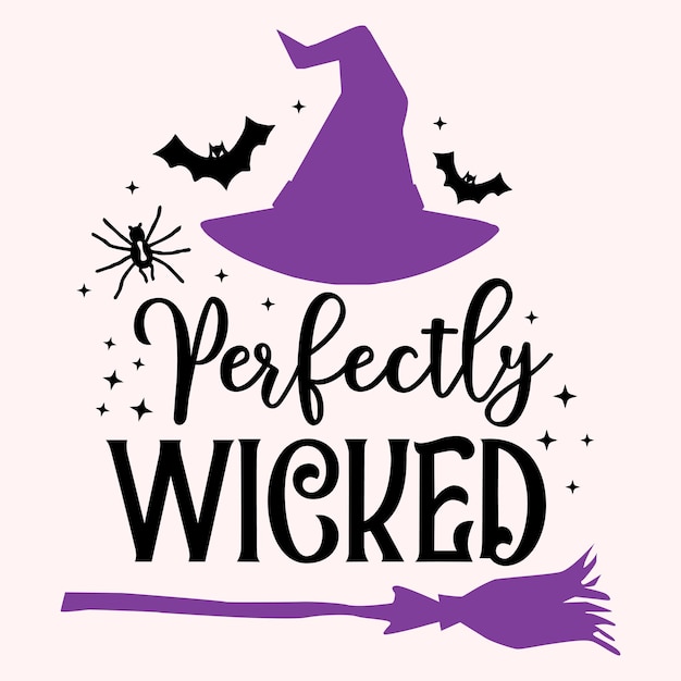 Halloween Typography design vector file