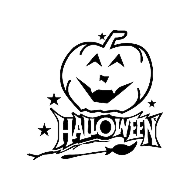 Halloween typography design vector for t shirt