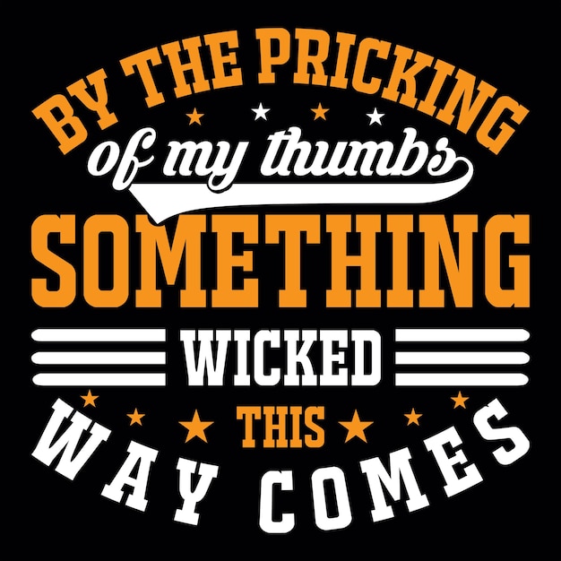 Halloween typography t-shirt design file