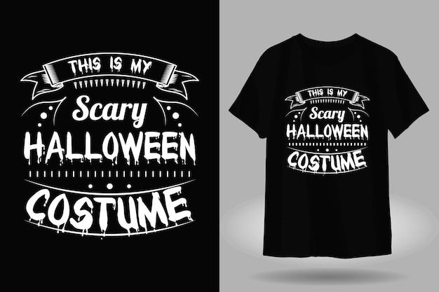 halloween typography t-shirt design