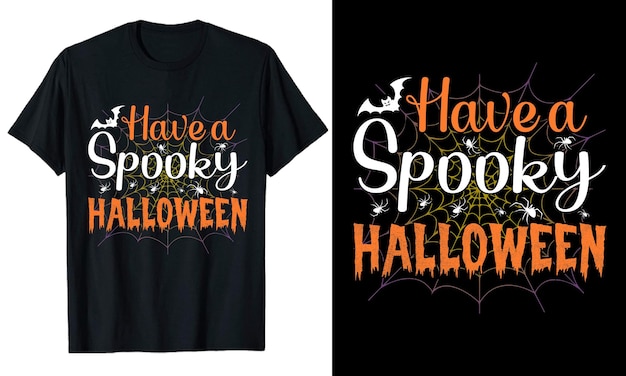 Tipografia di halloween tshirt design