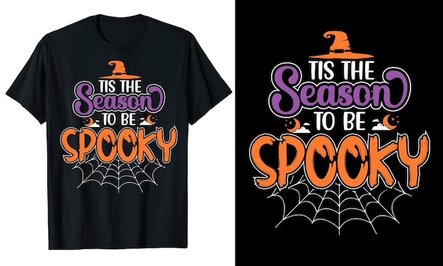 Halloween typography Tshirt Design