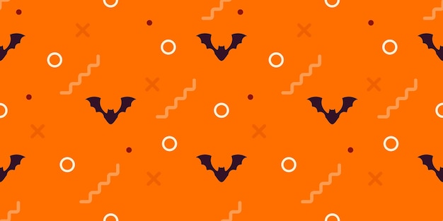 Halloween vector background Seamless pattern