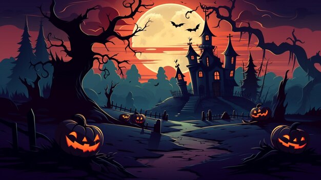 Vector halloween vector background