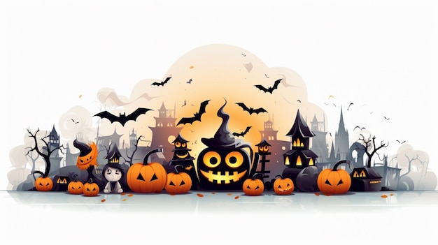 Halloween vector background