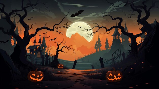 Vector halloween vector background