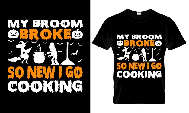 Halloween vector Gelukkig Halloween T-shirtontwerp