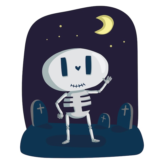 Vector halloween vector illustraties emoji's en patronen