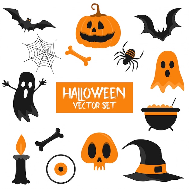 Halloween vector set