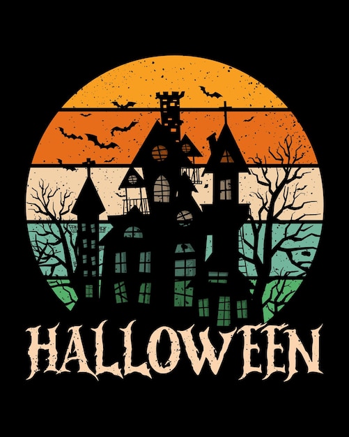 Halloween vector t shirt design