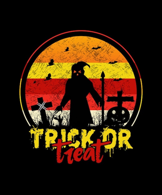 Halloween vector tshirt design