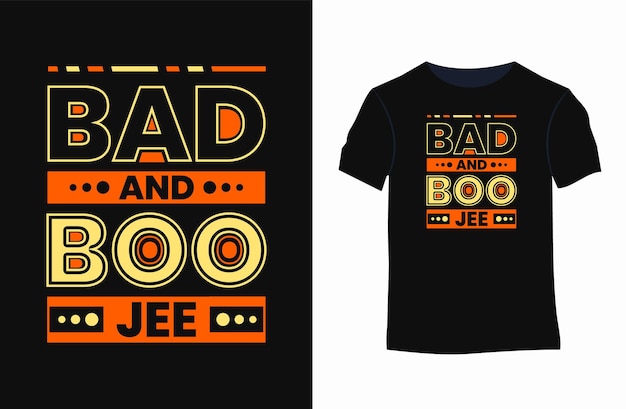 Halloween Vector Typography Tshirt Design