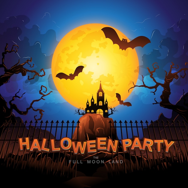 Halloween vectorillustratie. Halloween-feest