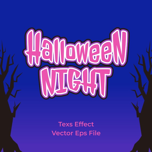 halloween viering effect tekst geweldig 3d ontwerp eps vectorbestand