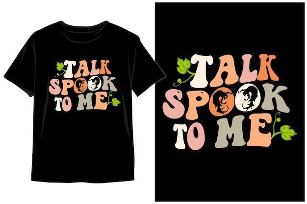 Halloween wavy t shirt design. Halloween typography t shirt design. Halloween vector. wavy design